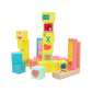 Classic World Wooden Sweet Cube Blocks - 68pcs