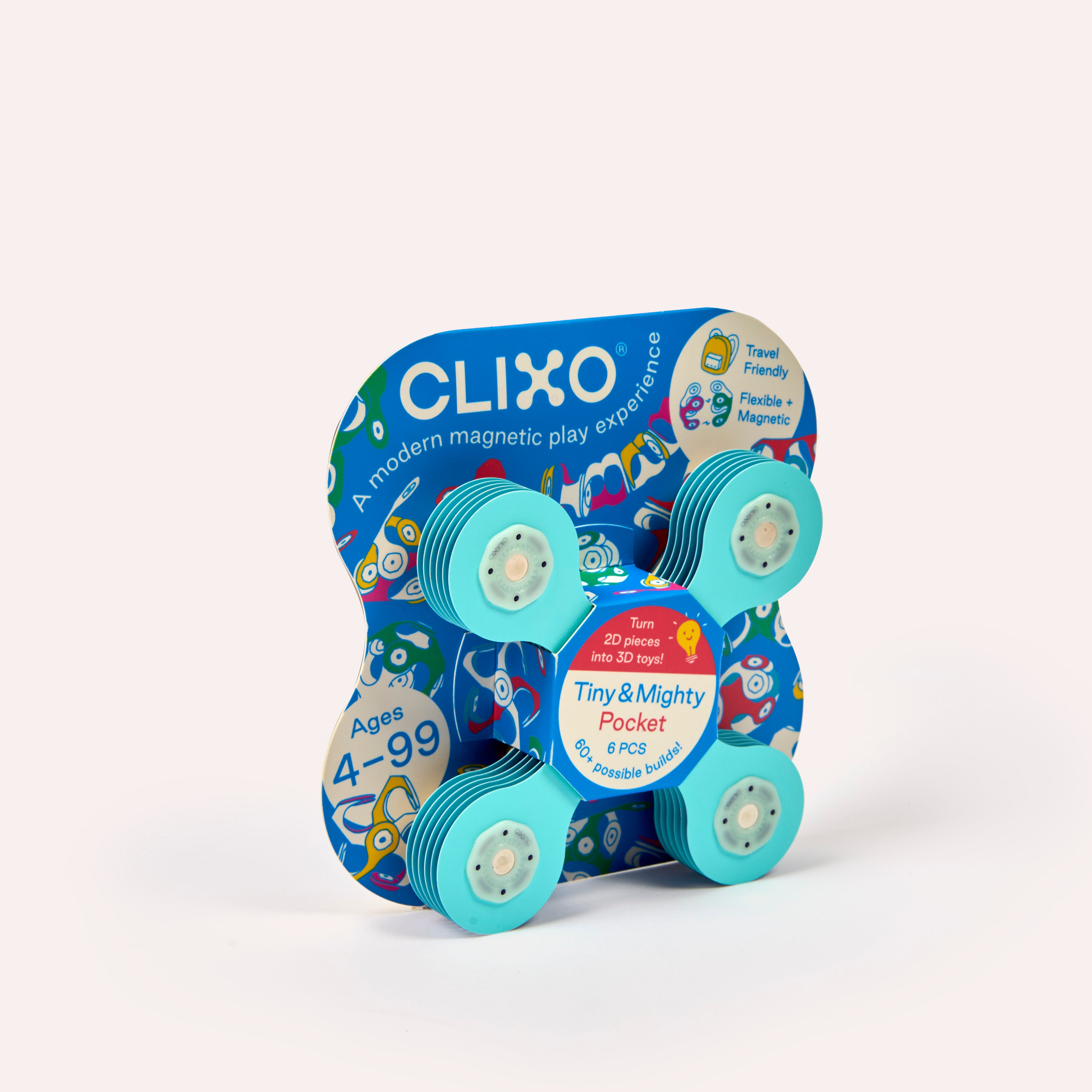 Clixo Pocket Tiny & Might 6pcs Pack