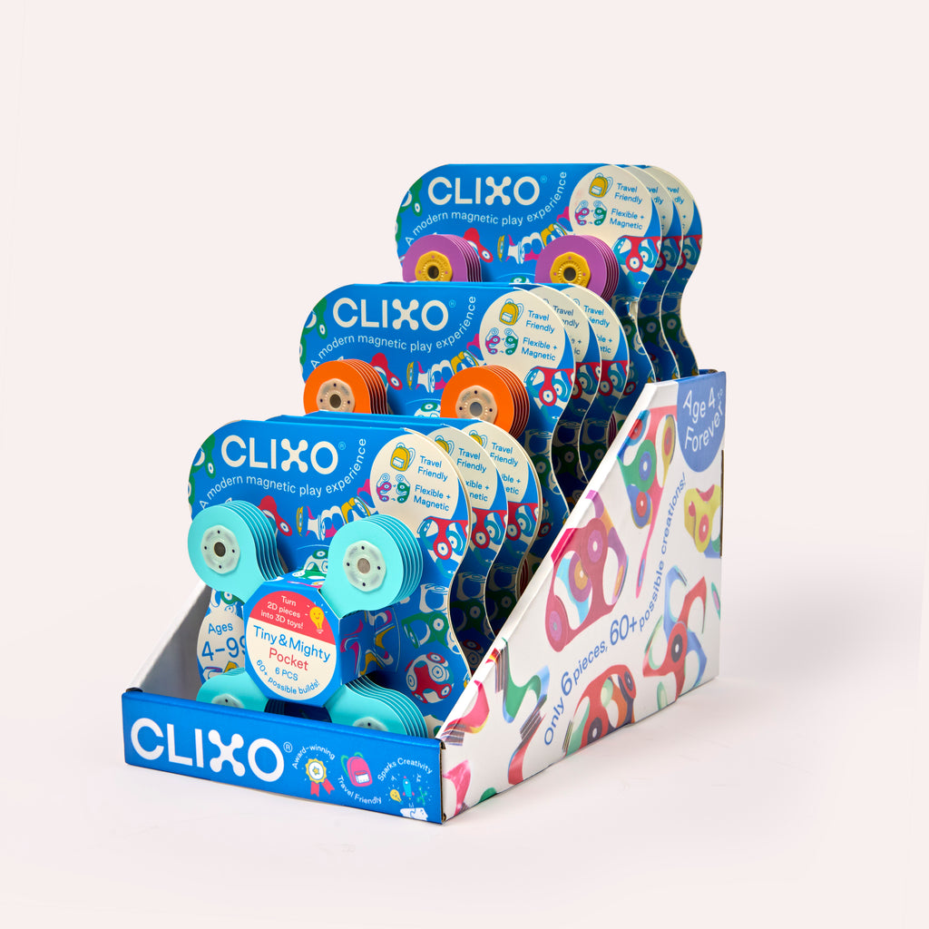 Clixo Pocket Tiny & Might 6pcs Pack