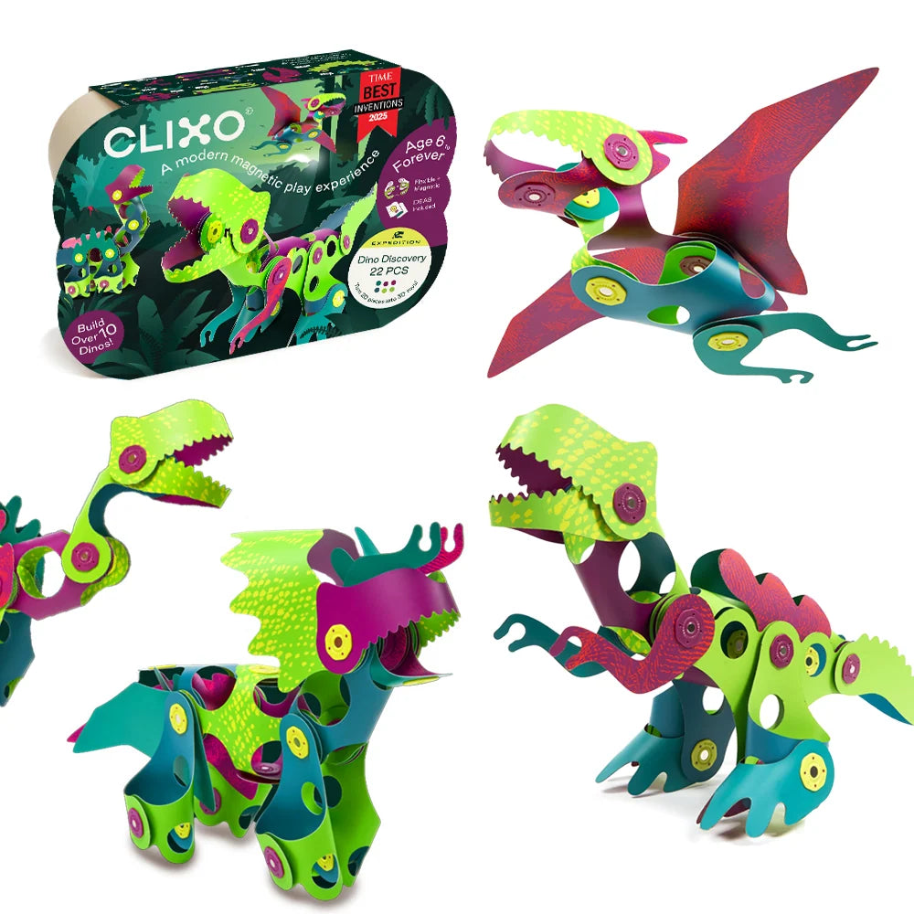 Clixo Dino Discovery - 22 pieces
