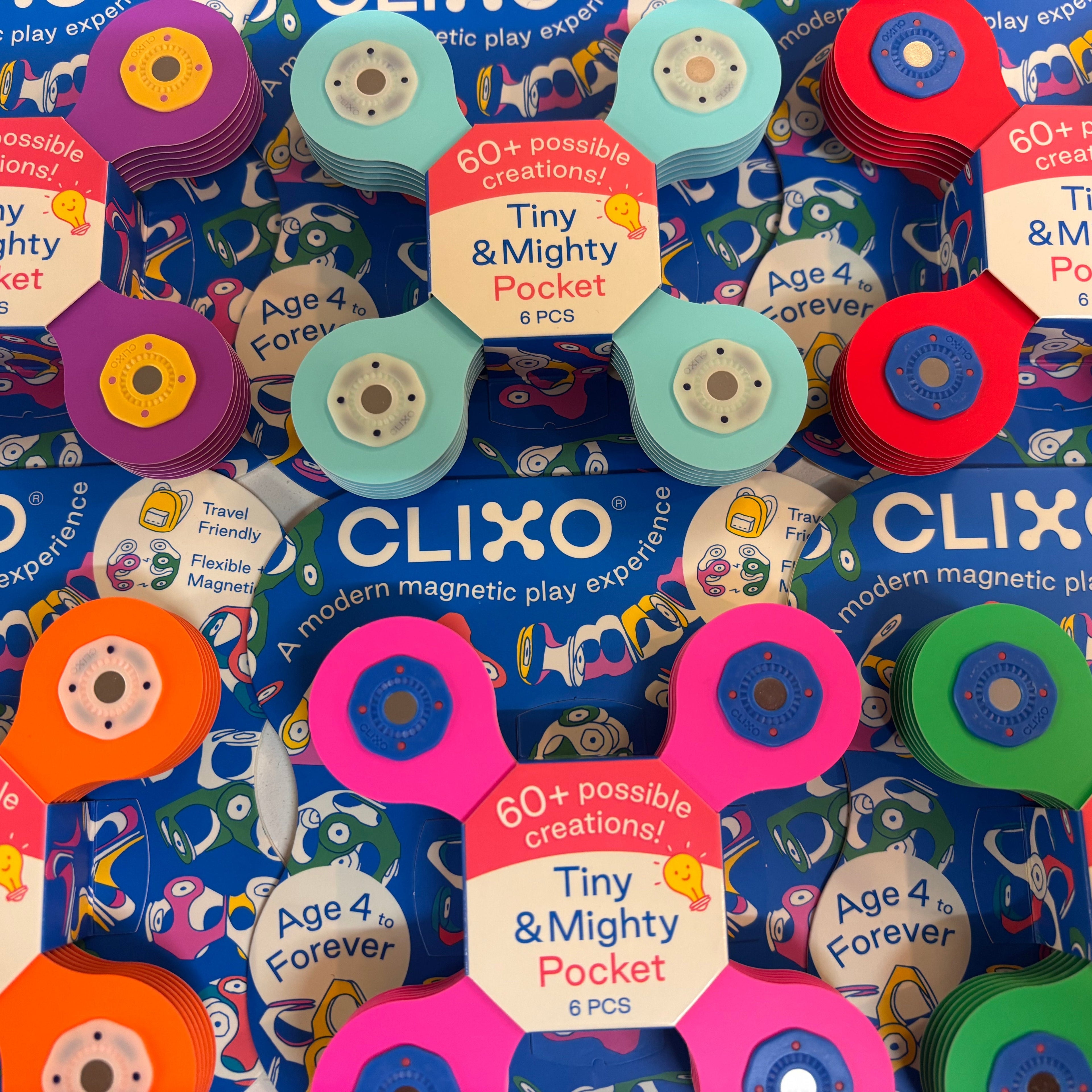 Clixo Pocket Tiny & Might 6pcs Pack