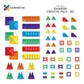 Connetix Rainbow Creative Pack 102 pieces