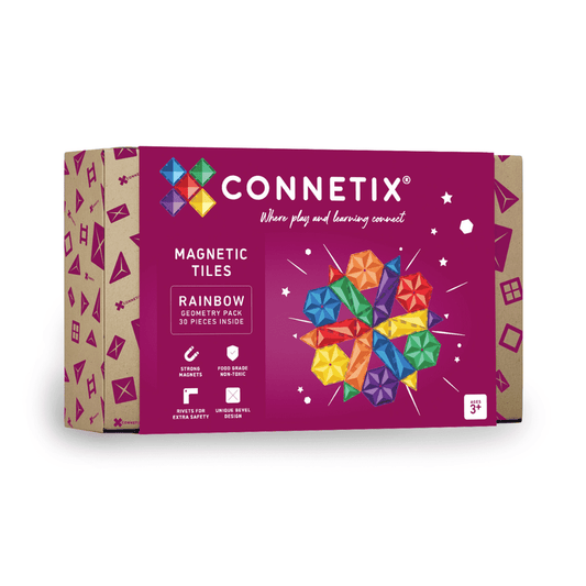 Connetix Rainbow Geomety Pack 30 pieces