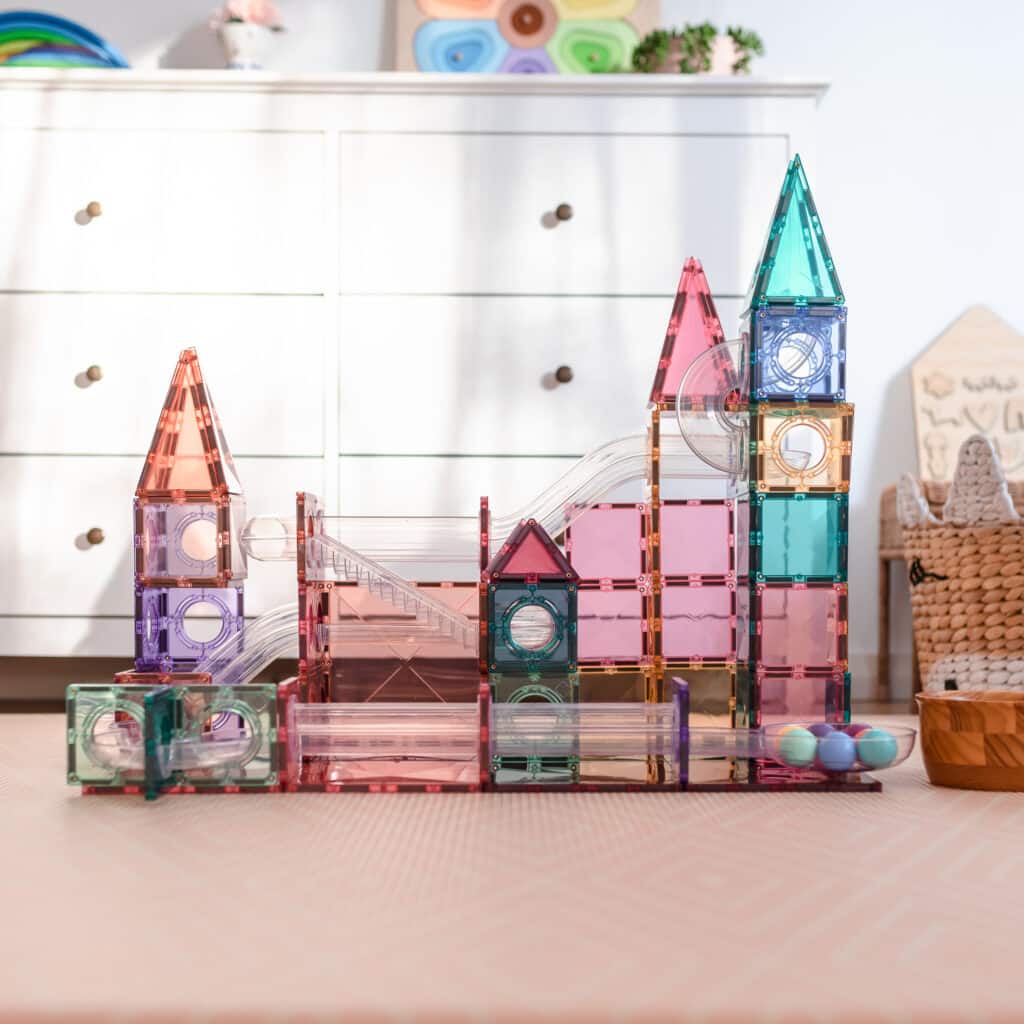 Connetix Pastel Ball Run Pack 106 pieces