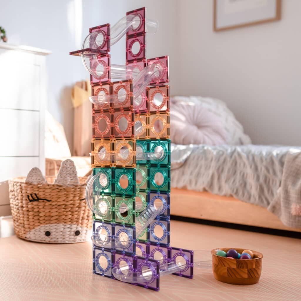 Connetix Pastel Ball Run Pack 106 pieces