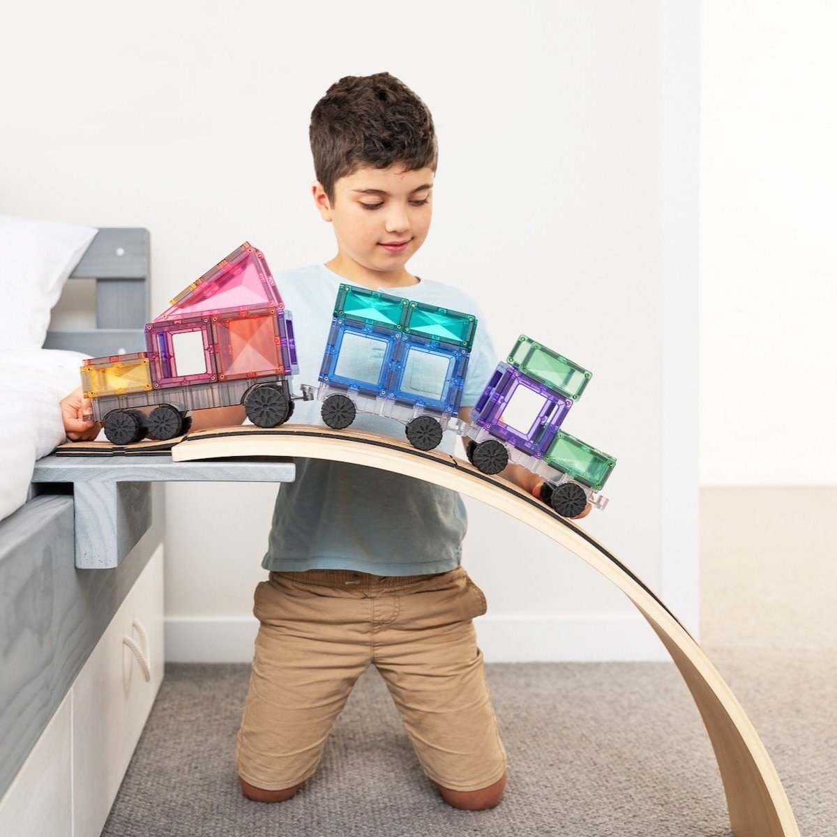 Connetix Pastel Transport Pack 50 pieces