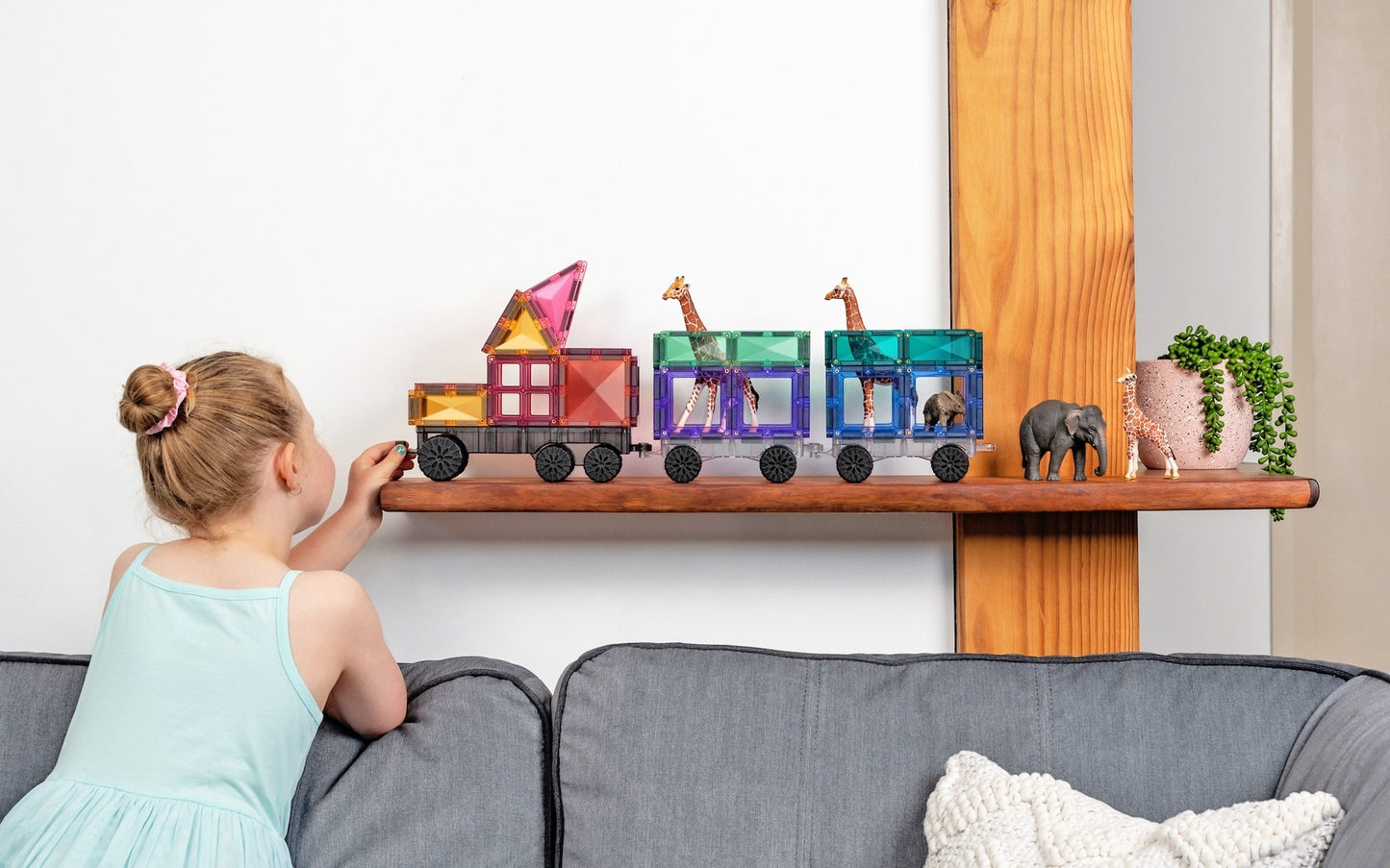 Connetix Pastel Transport Pack 50 pieces