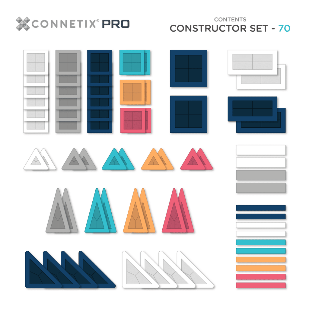 Connetix Pro Constructor Set 70pcs