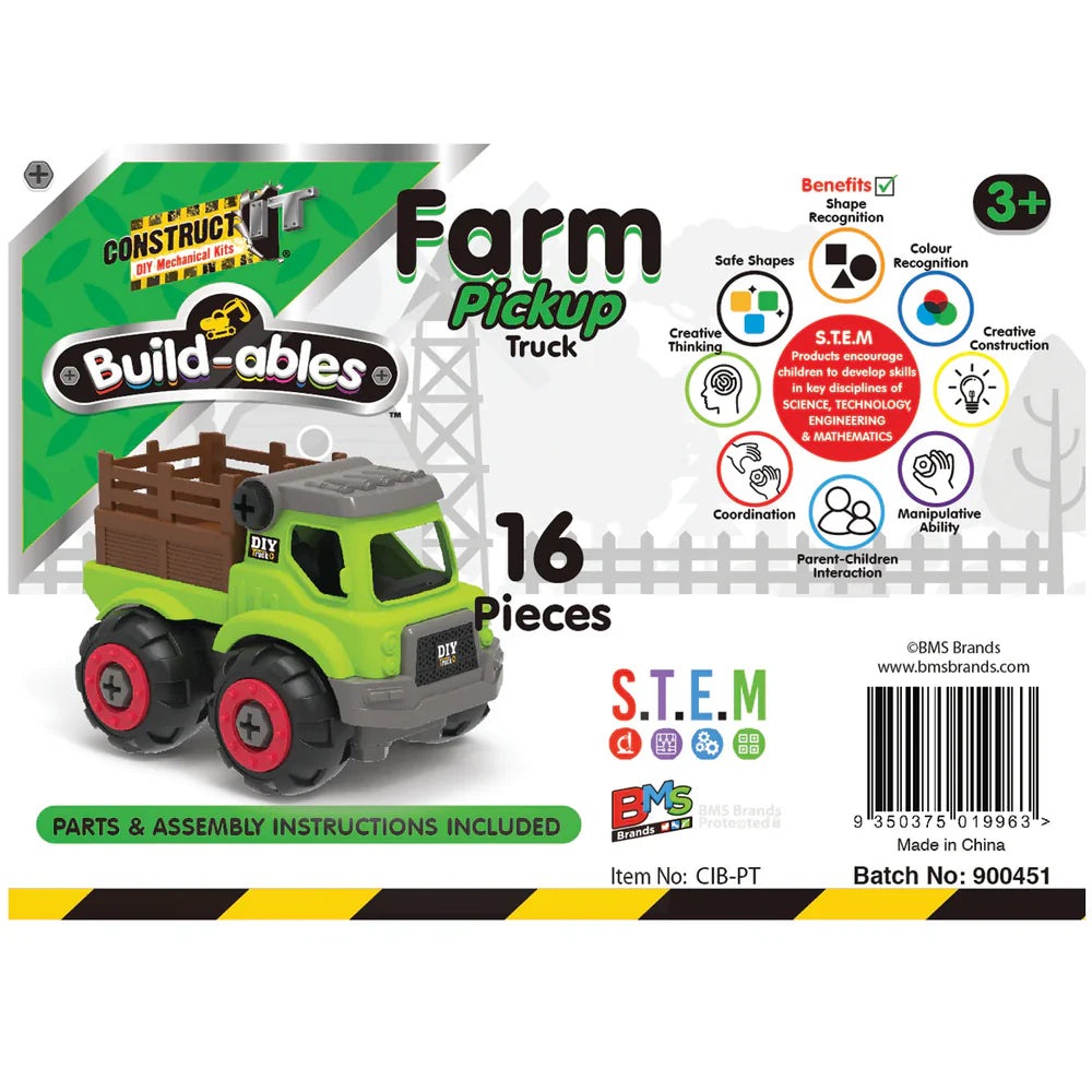 Build-ables Farm Pick Up Truck