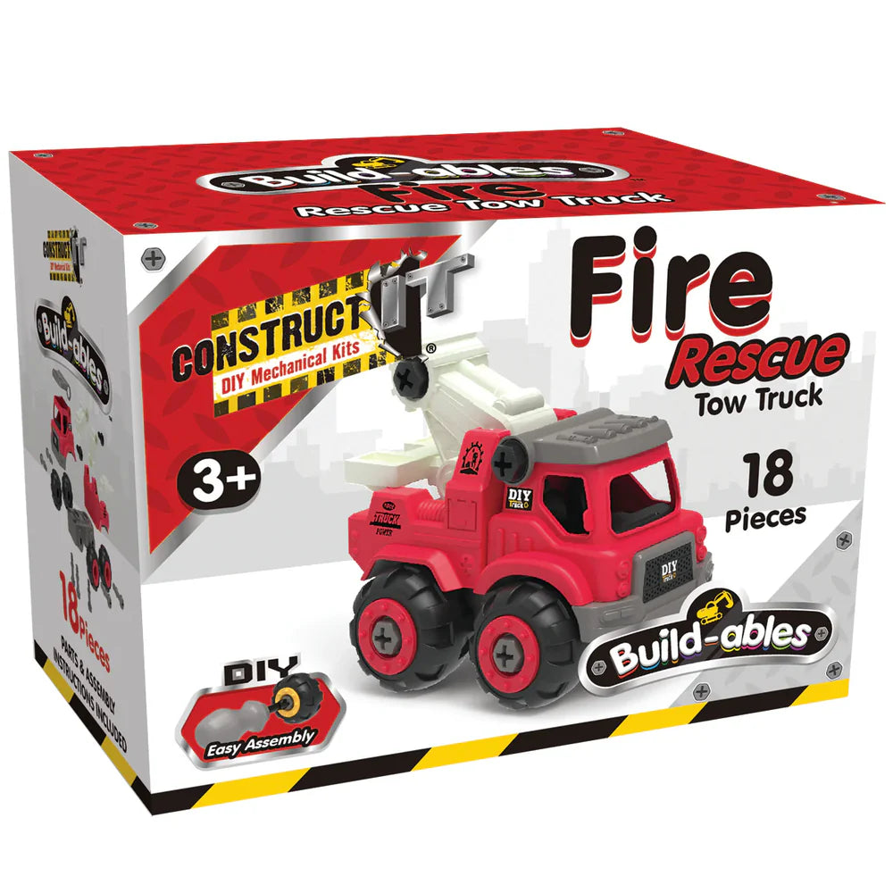 Build-ables Fire Rescue Tow Truck