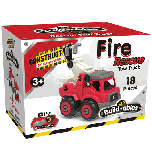 Build-ables Fire Rescue Tow Truck