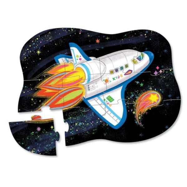 Crocodile Creek Mini Puzzle 12pcs - Blast Off