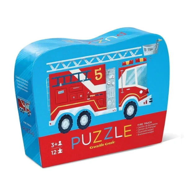 Crocodile Creek Mini Puzzle 12pcs - Fire Truck
