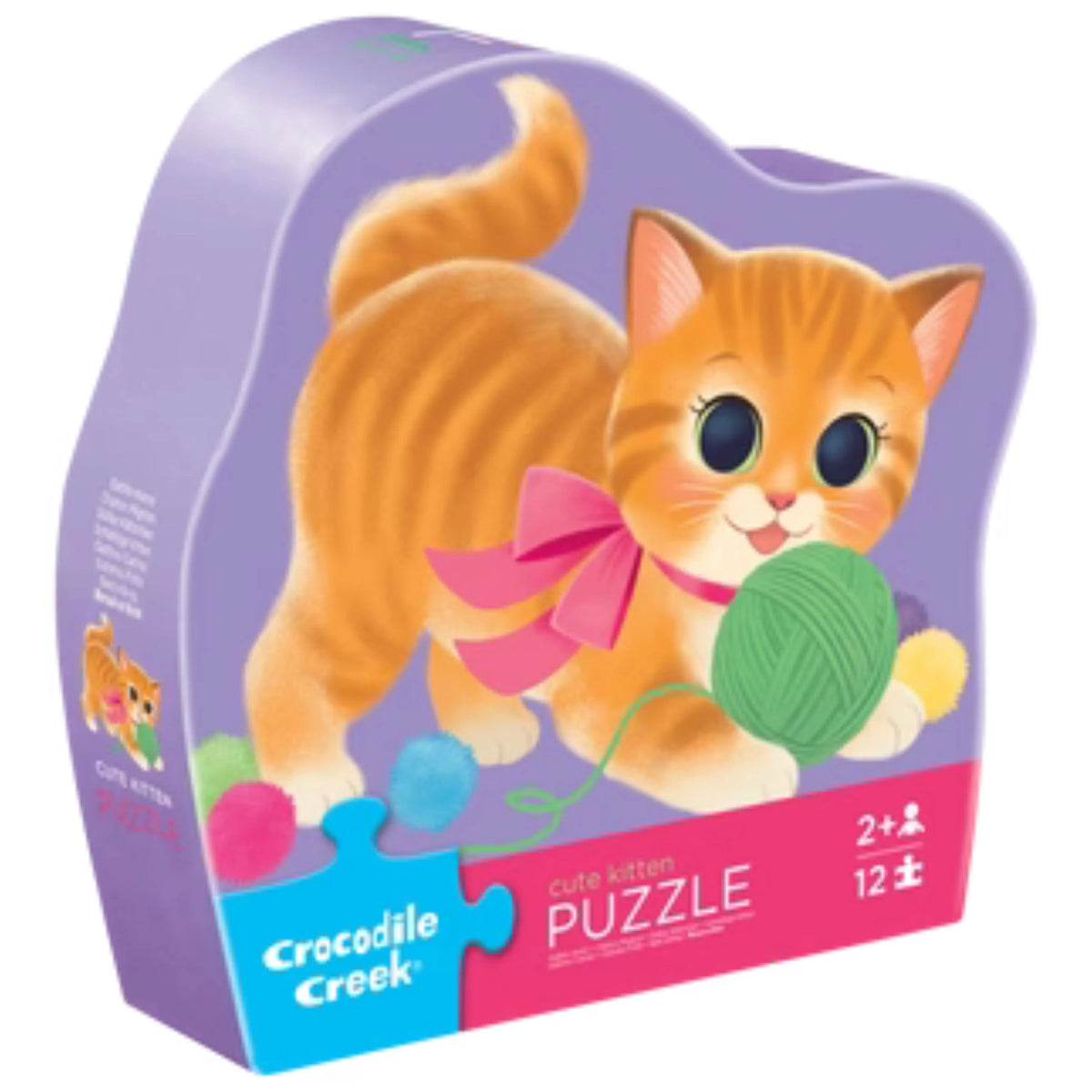 Crocodile Creek Mini Puzzle 12pcs - Cute Kitten
