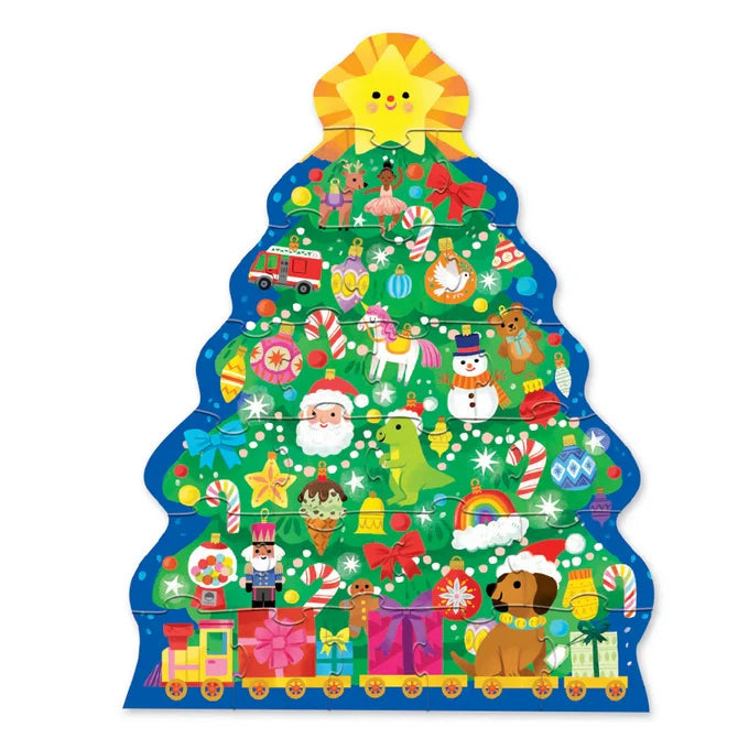 Crocodile Creek 24pc Puzzle - Christmas Tree
