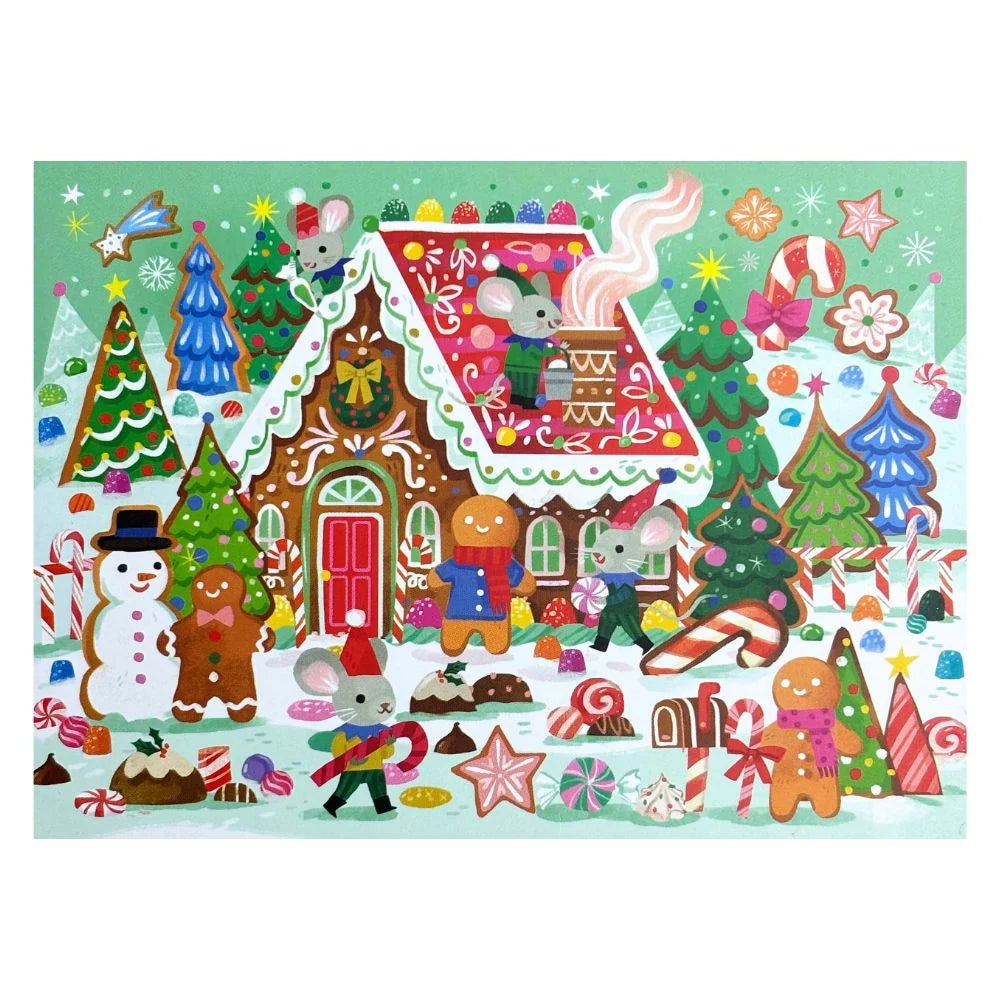 Crocodile Creek 24pc Puzzle - Gingerbread House