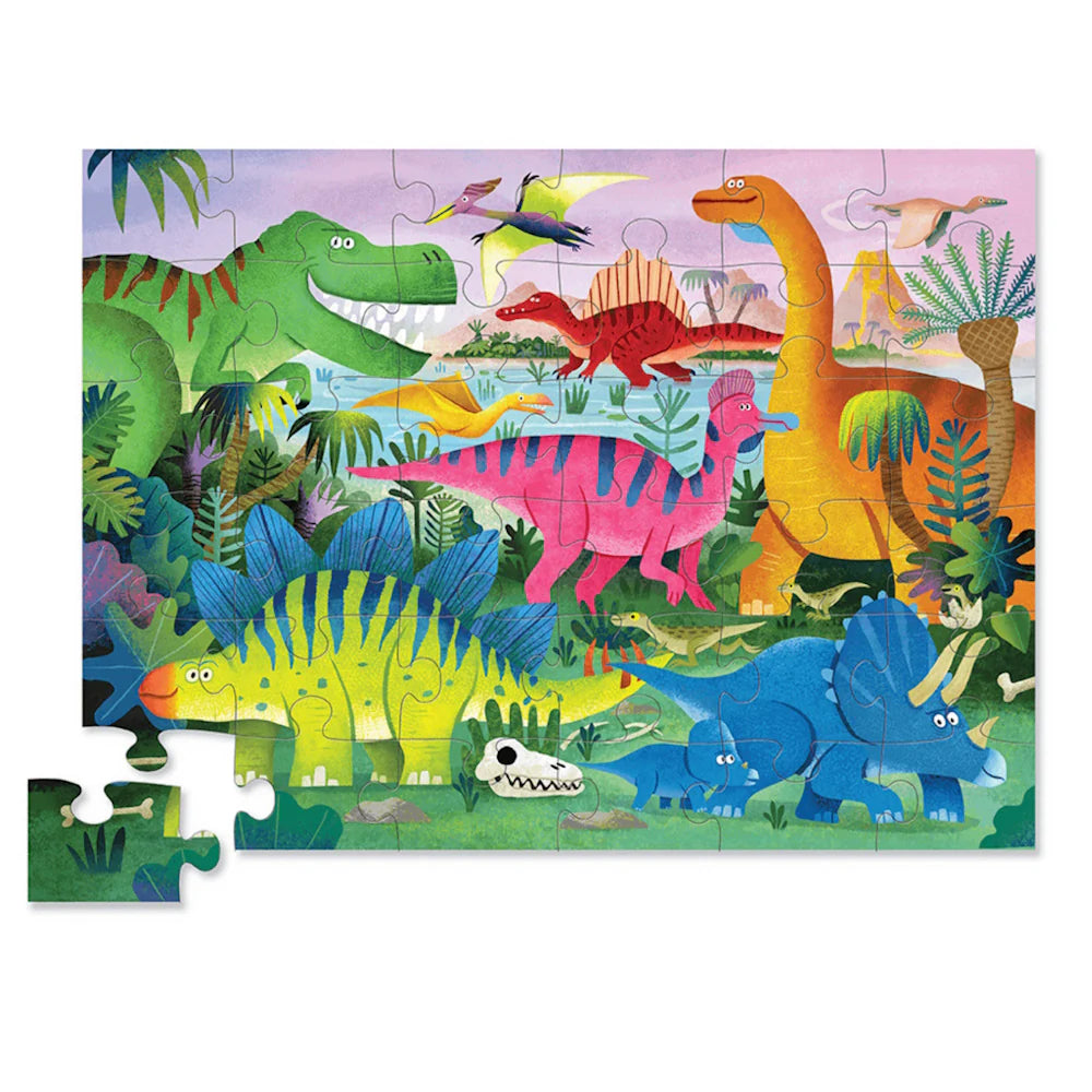 Crocodile Creek 36pc Floor Puzzle - Dino Land