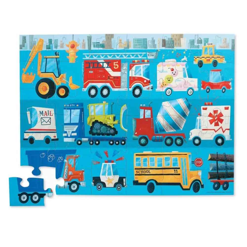 Crocodile Creek 36pc Floor Puzzle - Fire Truck