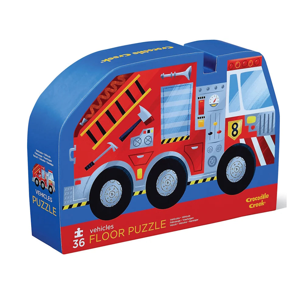 Crocodile Creek 36pc Floor Puzzle Fire Truck