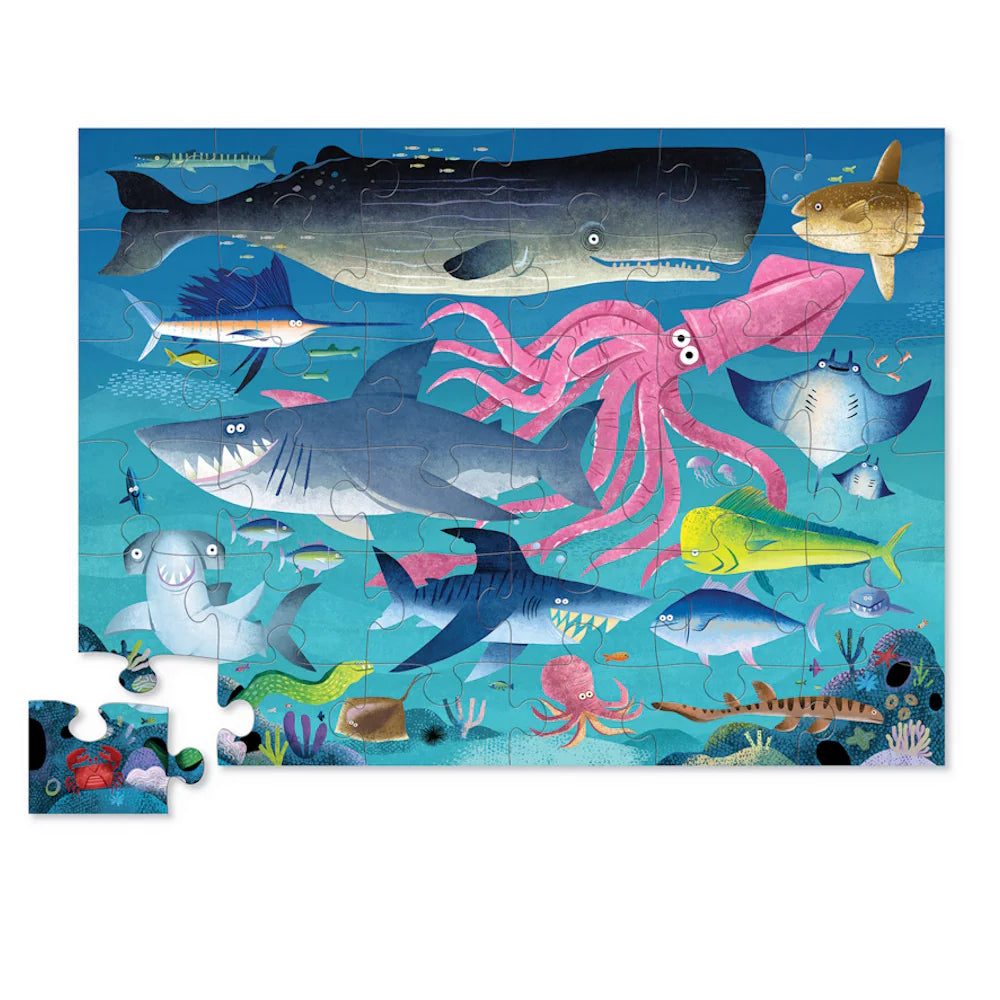 Crocodile Creek 36pc Floor Puzzle - Shark Reef