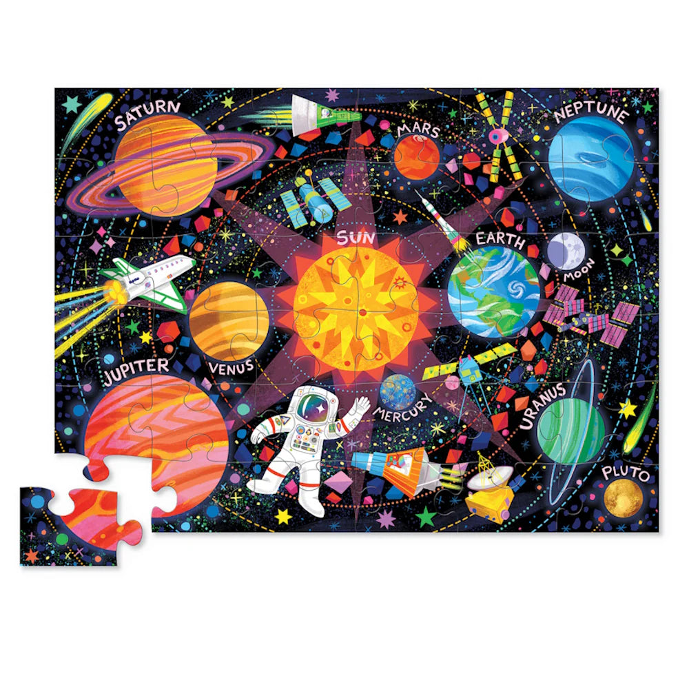 Crocodile Creek 36pc Floor Puzzle - Space Explorer