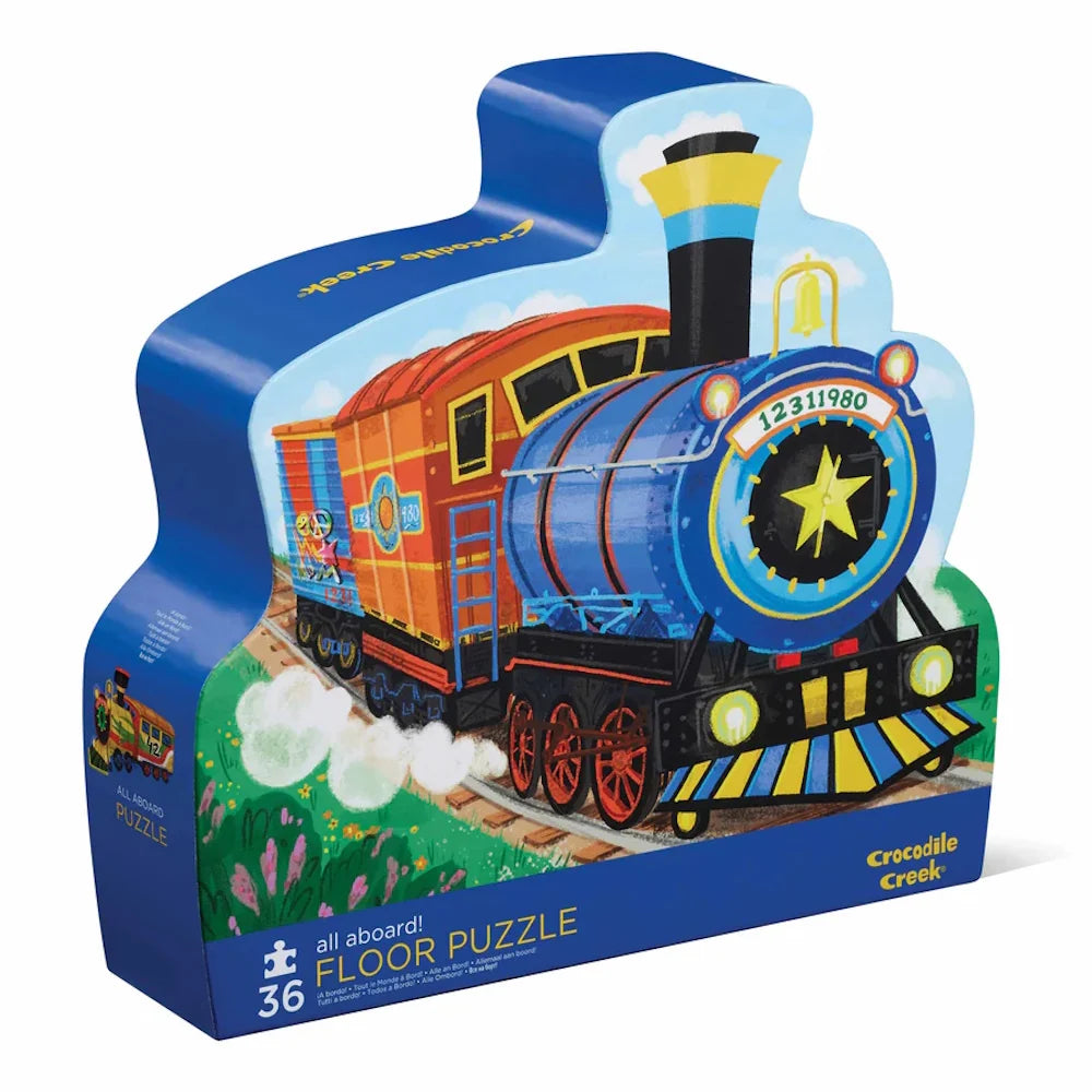 Crocodile Creek 36pc Floor Puzzle - All Aboard