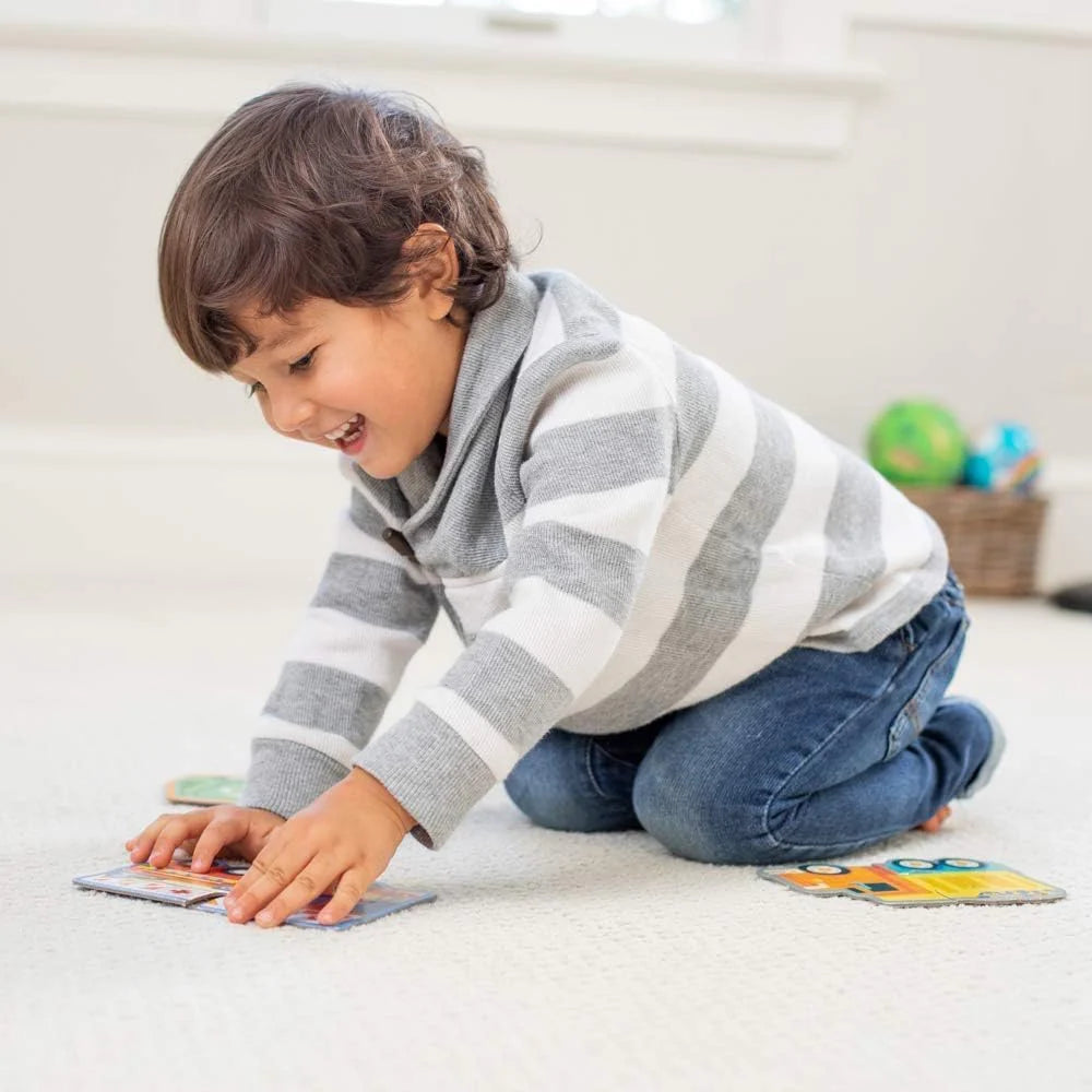 Crocodile Creek Let's Begin 2 Piece Puzzles - Vehicles