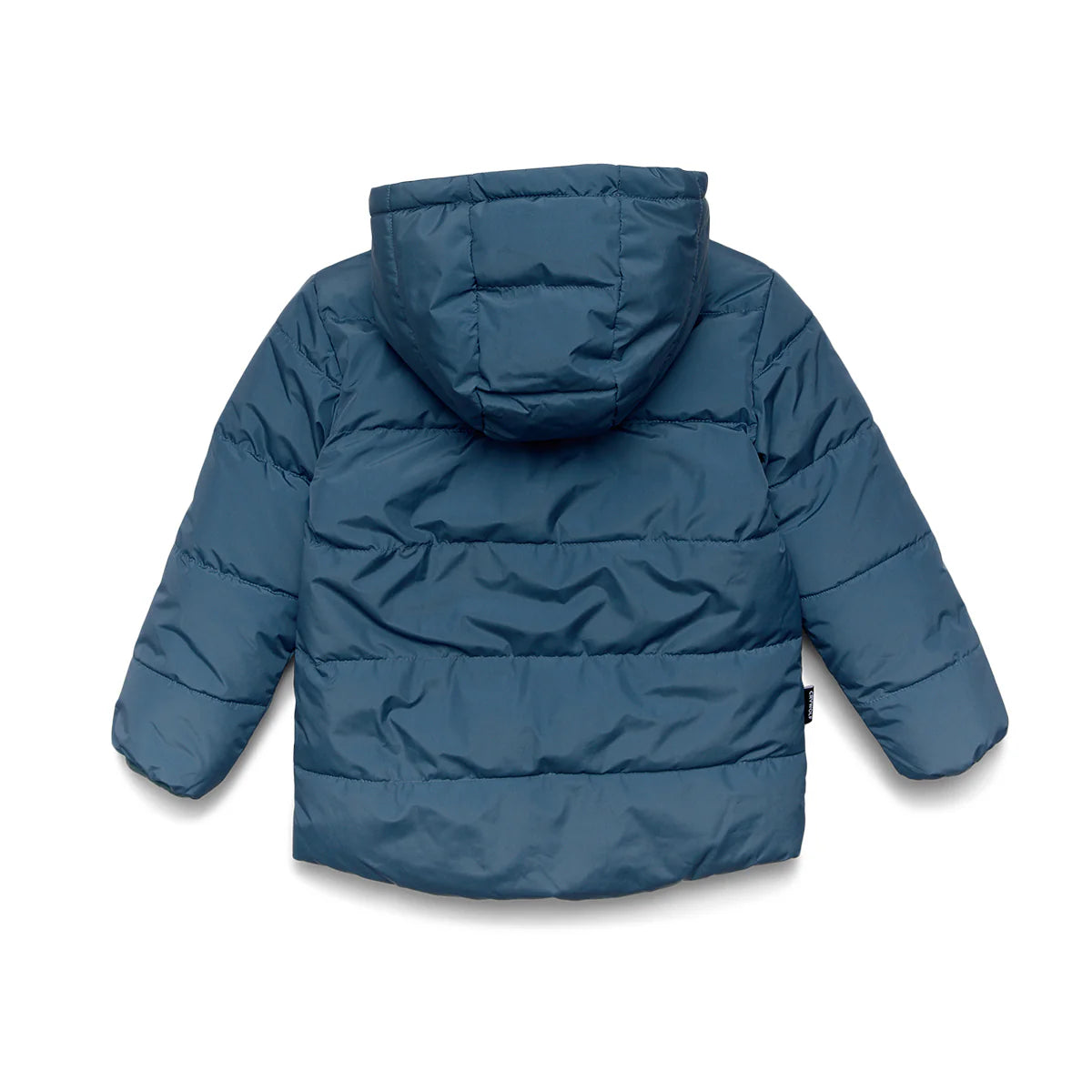 Crywolf Reversible Puffer Eco Jacket - Blue Plaid
