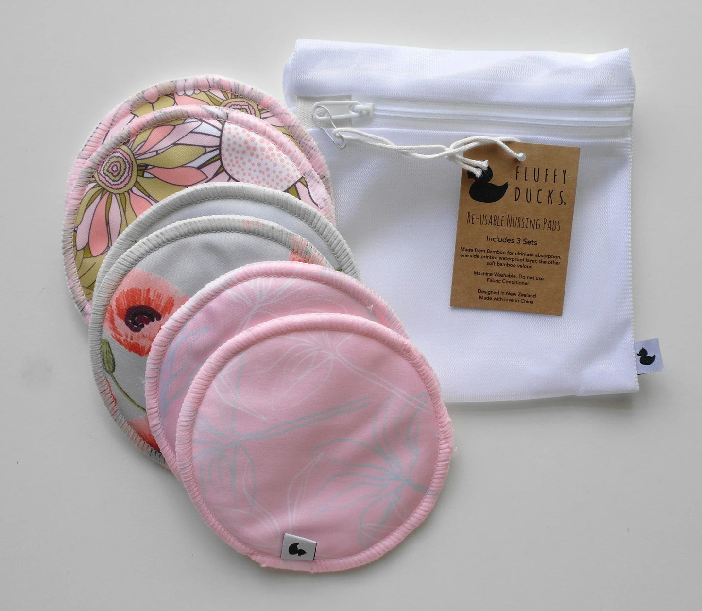 Fluffy Ducks Reusable Nursing Pads