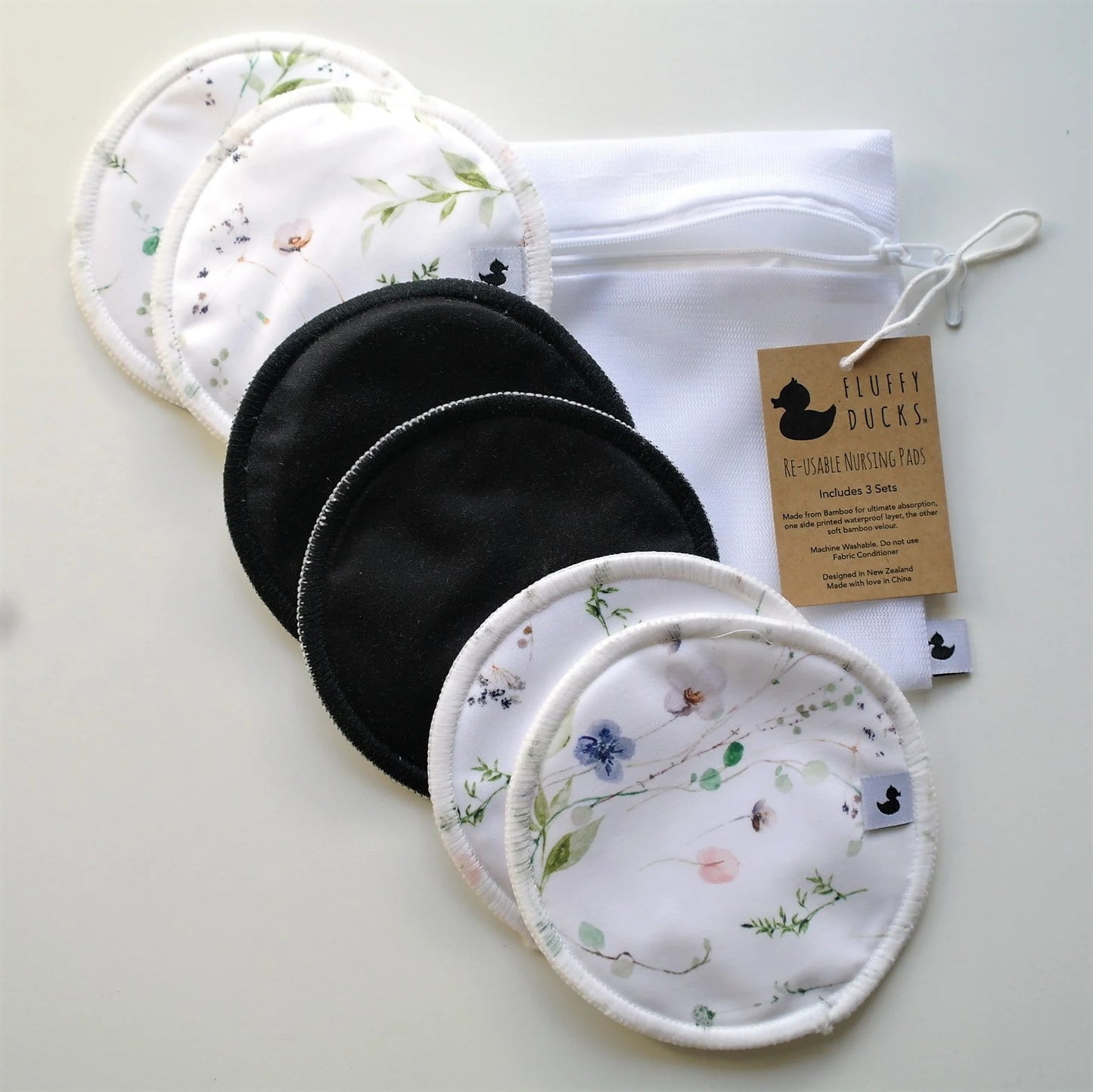 Fluffy Ducks Reusable Nursing Pads