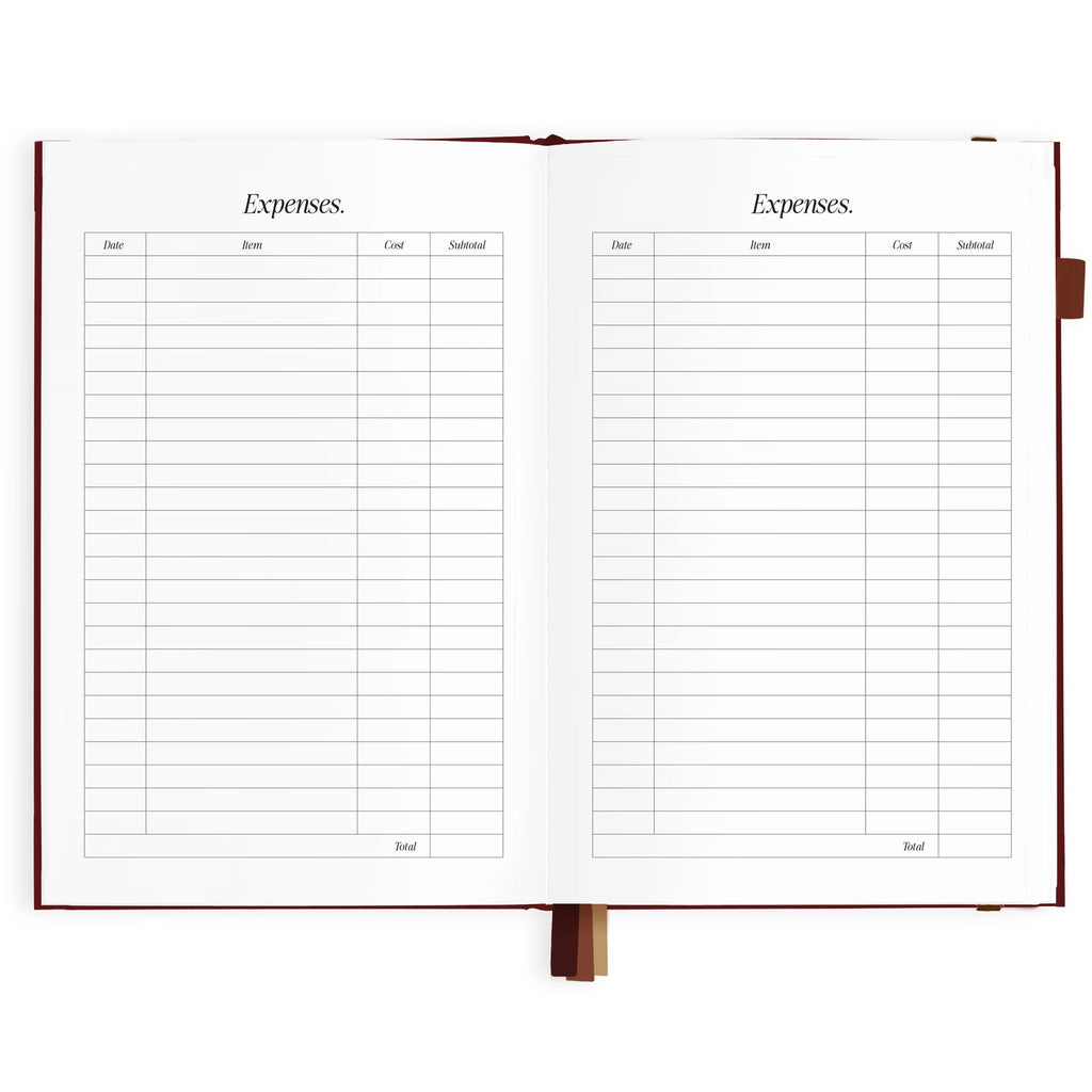 Fox & Fallow 2027 Horizontal Planner - Cherry