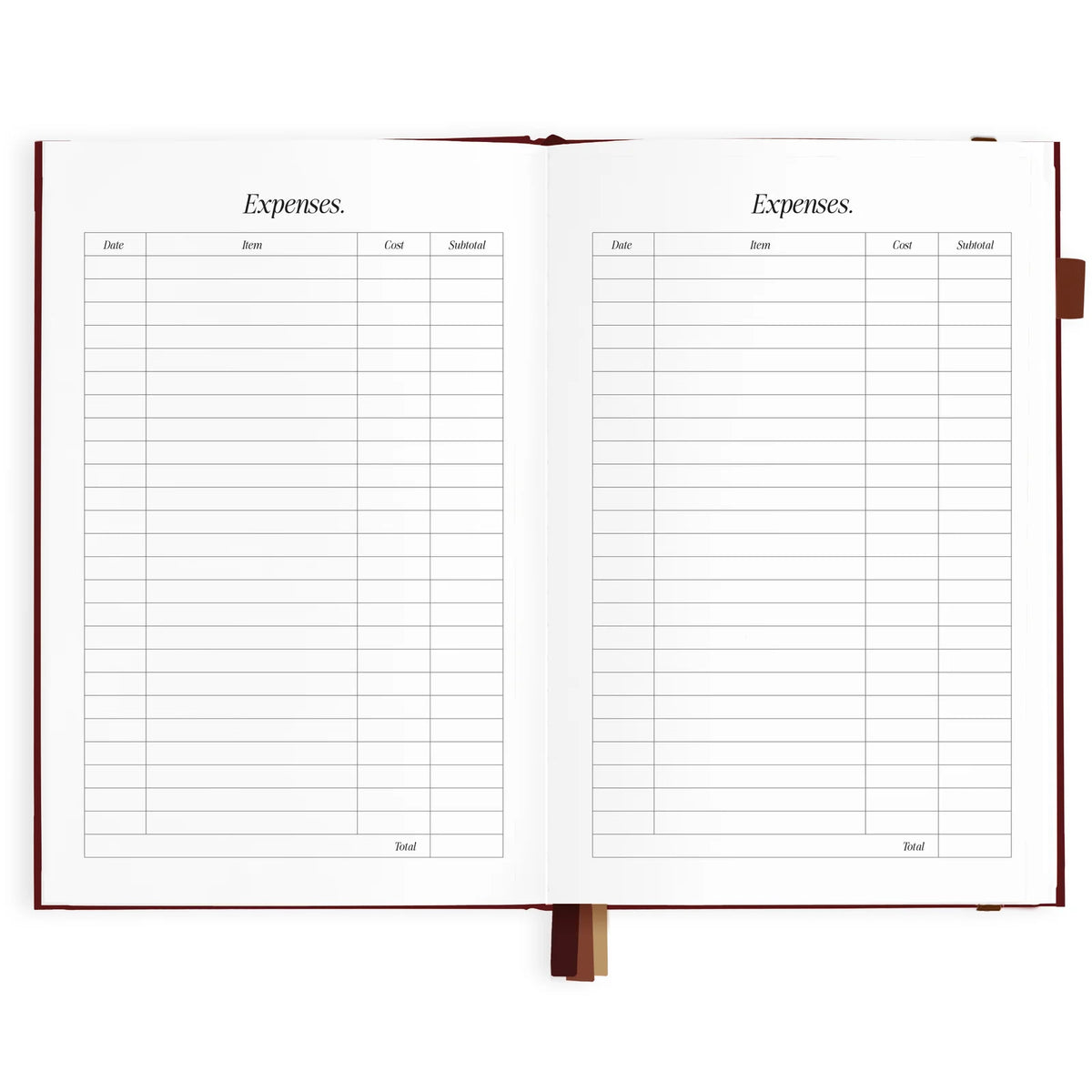 Fox & Fallow 2027 Horizontal Planner - Cherry