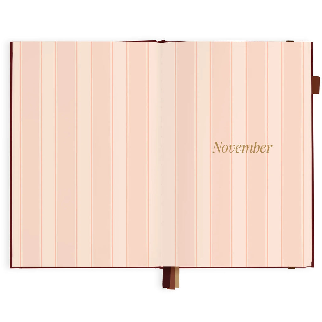 Fox & Fallow 2027 Horizontal Planner - Cherry