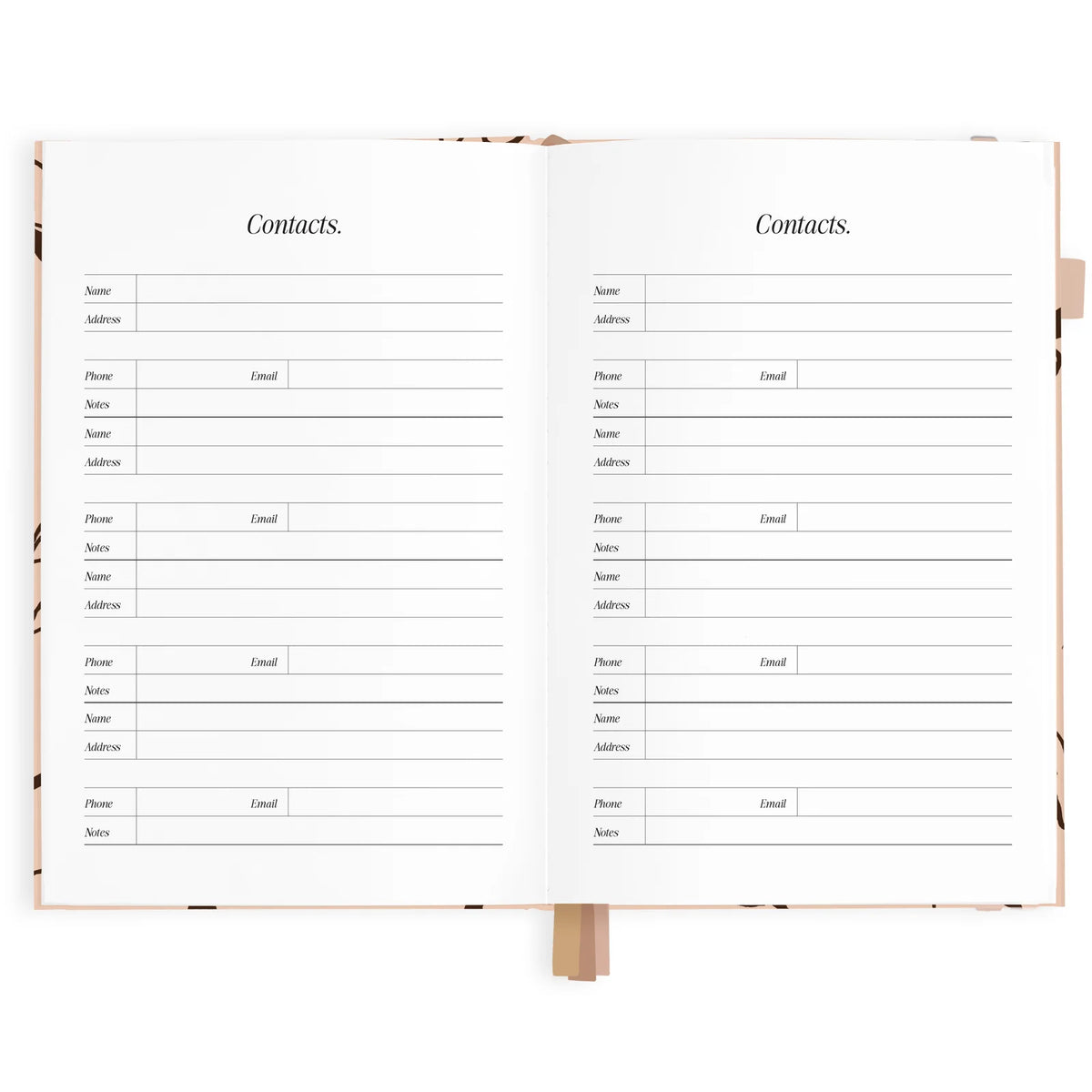 Fox & Fallow 2027 Vertical Planner - Amalfi Latte