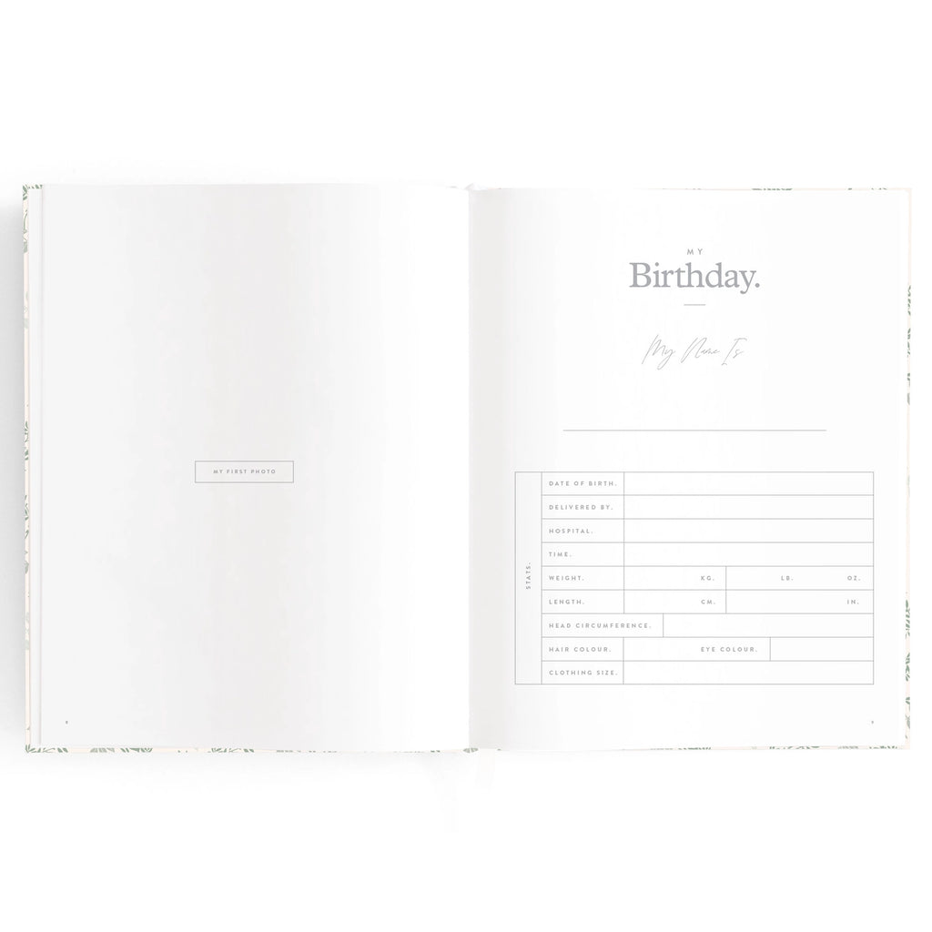 Fox & Fallow Baby Book - Cypress