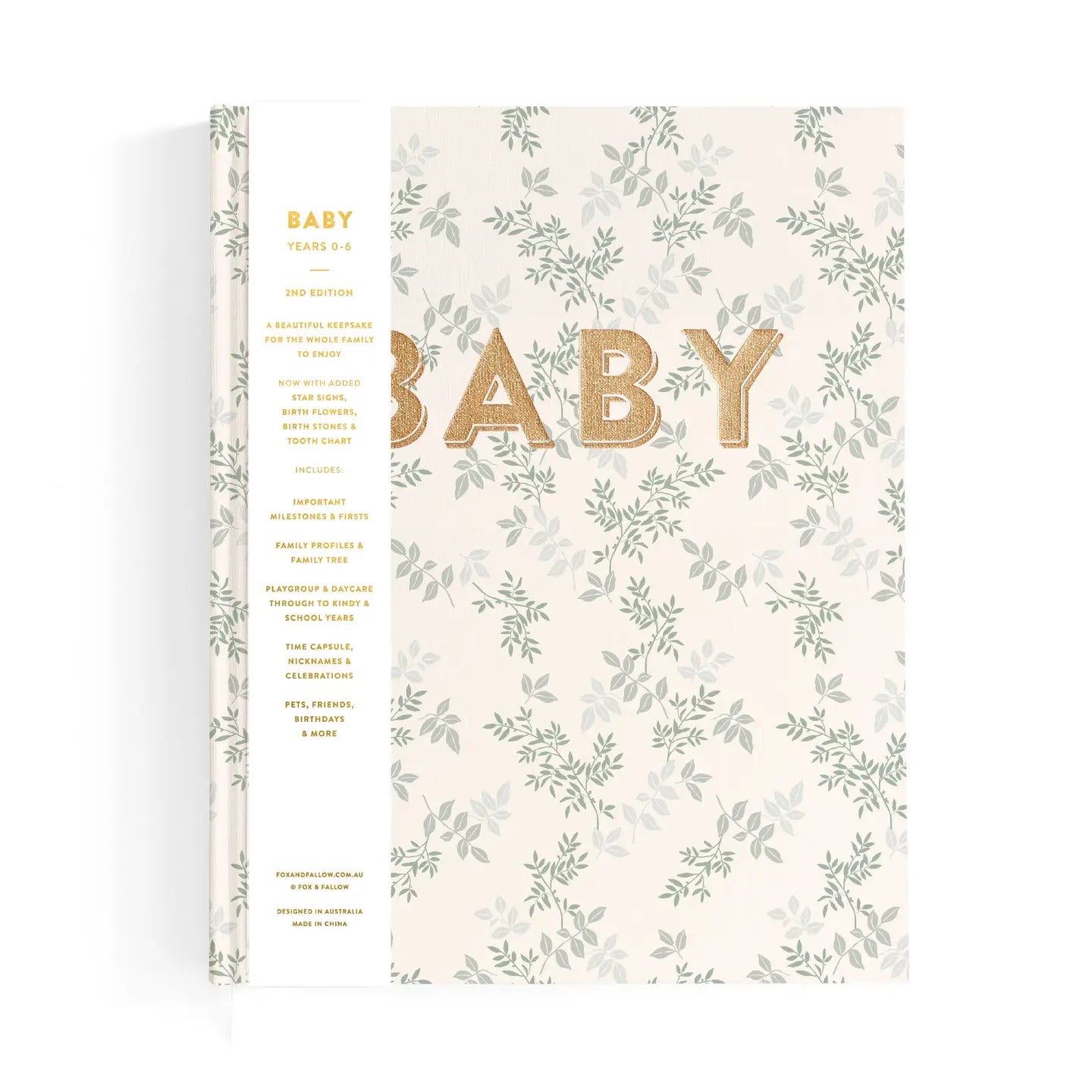 Fox & Fallow Baby Book - Cypress