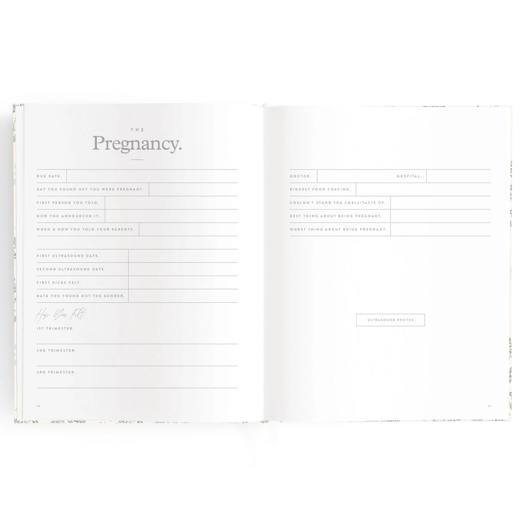 Fox & Fallow Baby Book - Cypress