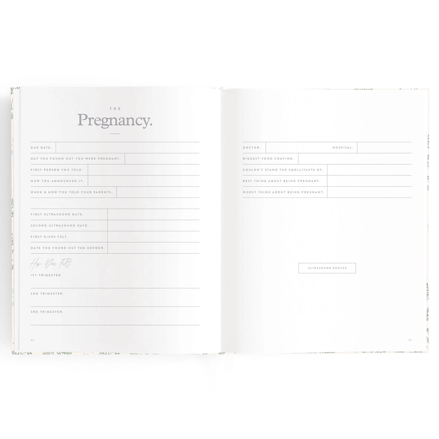 Fox & Fallow Baby Book - Cypress