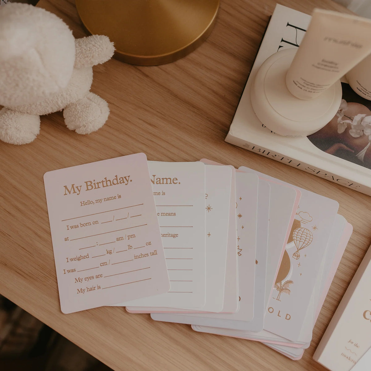 Fox & Fallow Milestone Cards - Cream