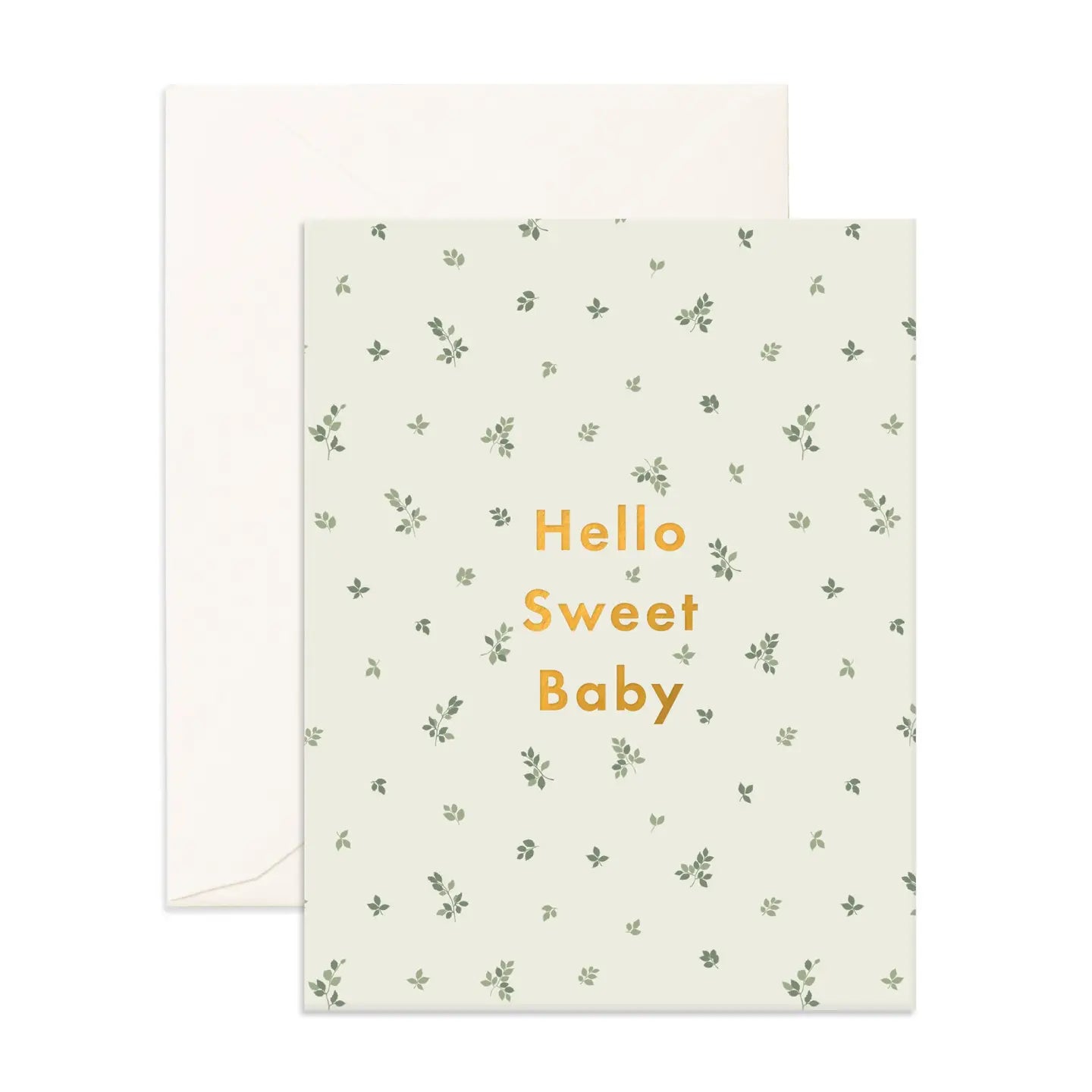 Fox & Fallow Greeting Card - Hello Sweet Baby