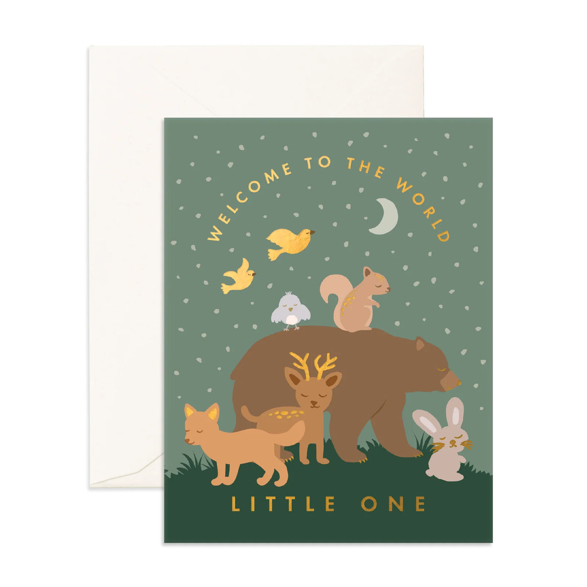 Fox & Fallow Greeting Card - Little One Woodland