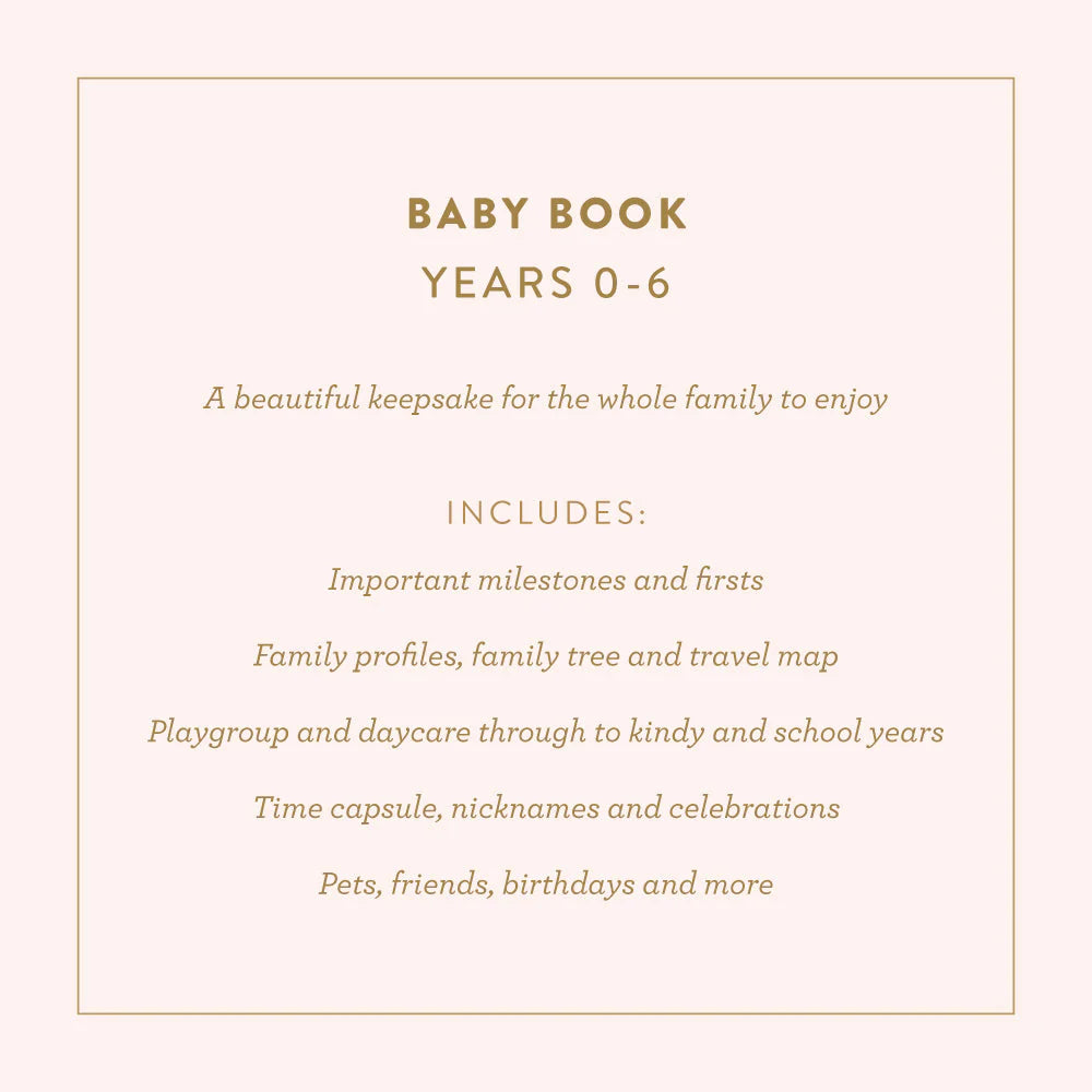 Fox & Fallow Baby Book - Daisy Check