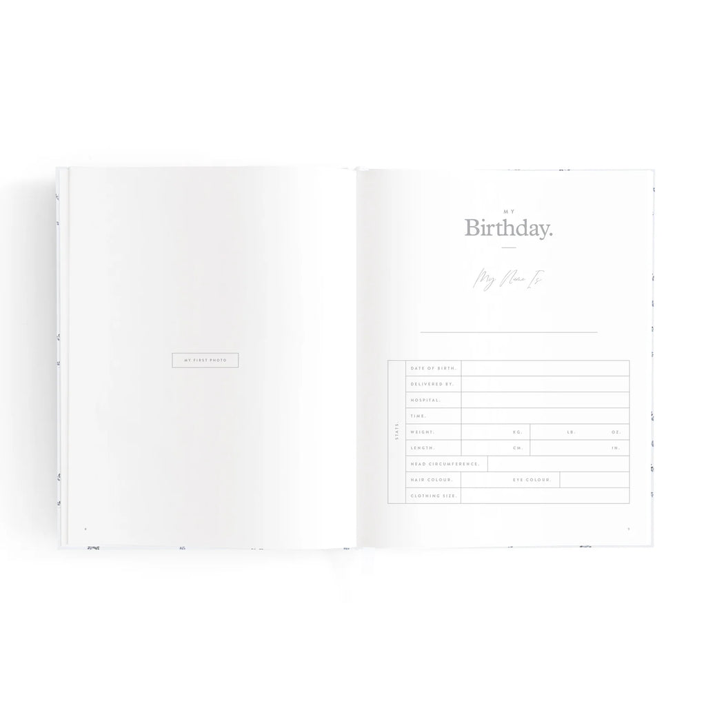 Fox & Fallow Mini Baby Book - Bluebell
