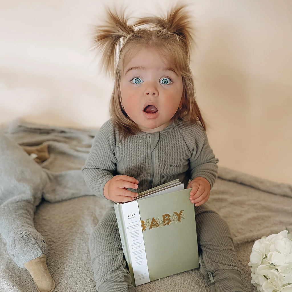 Fox & Fallow Mini Baby Book - Sage