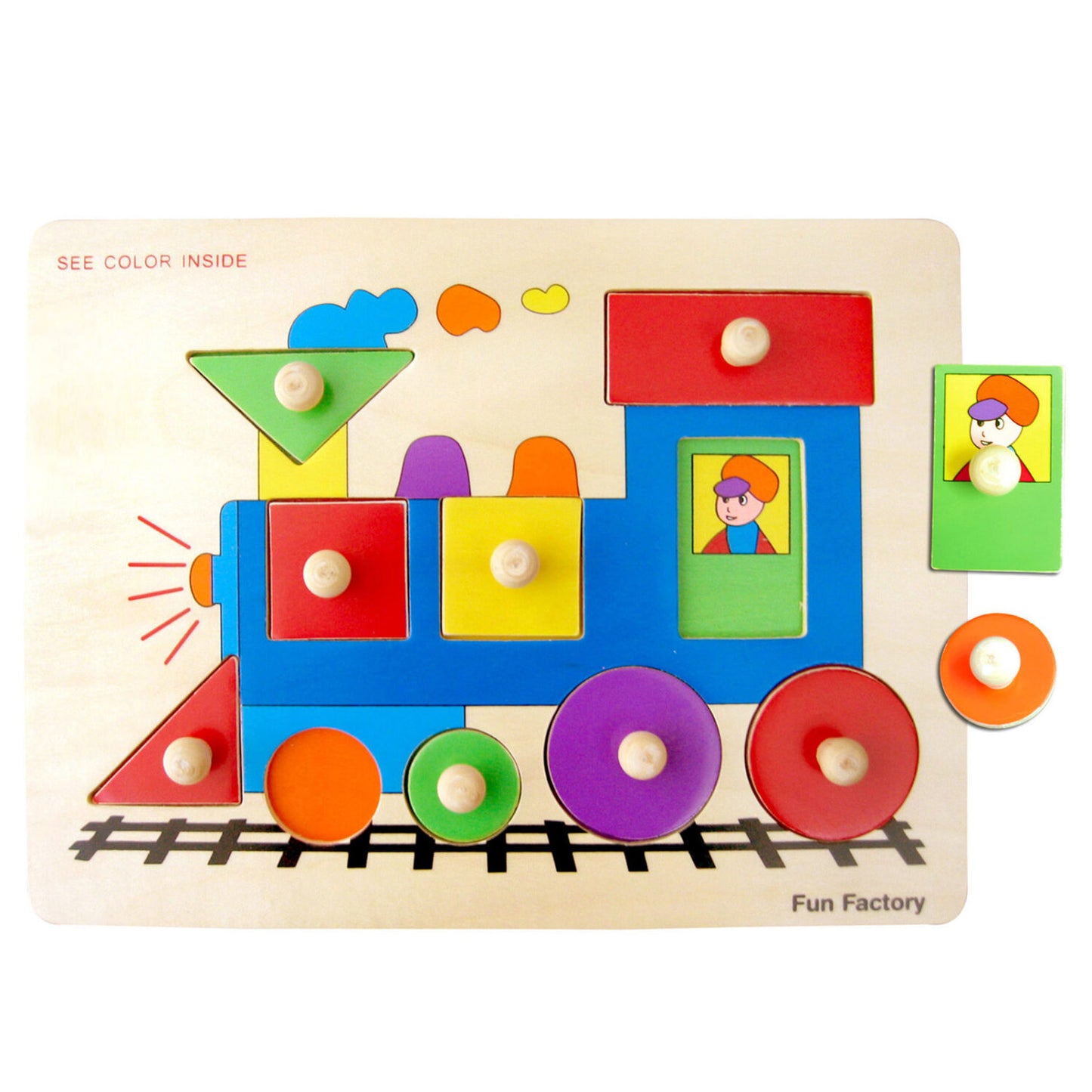 Fun Factory Wooden Knob Puzzles