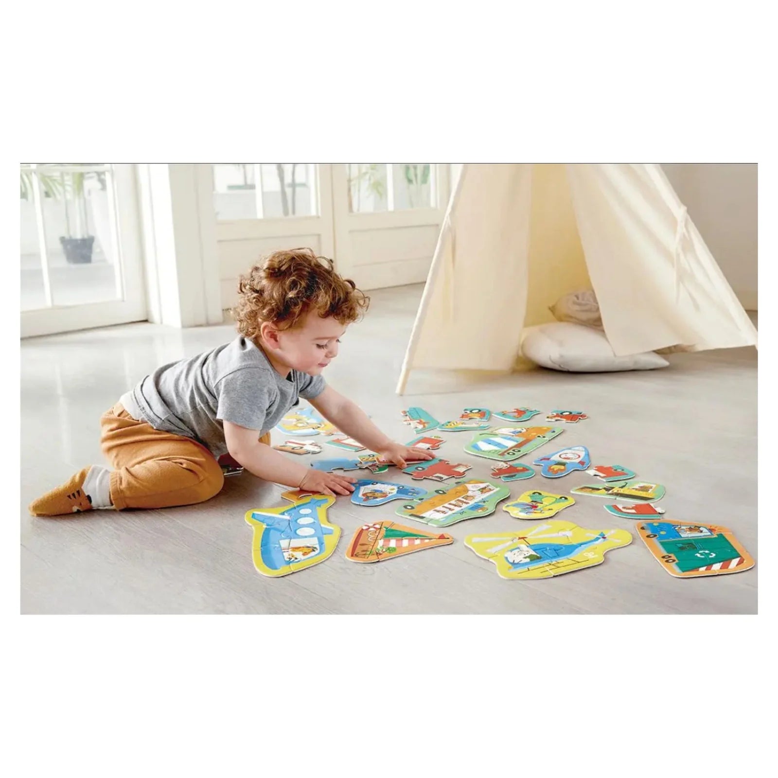 Hape Wheels & Wonder Level Up Puzzle
