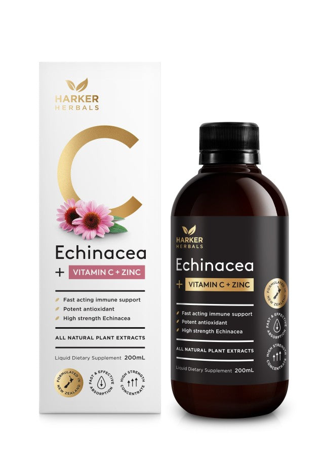 harker herbals be well vitamin c + echinacea + zinc