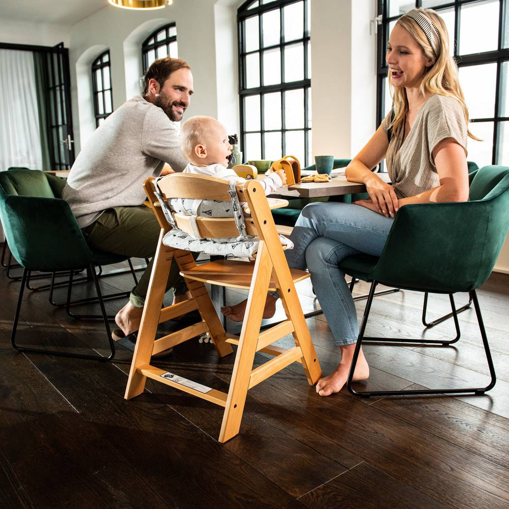 Hauck Alpha+ Wooden Highchair - Natural