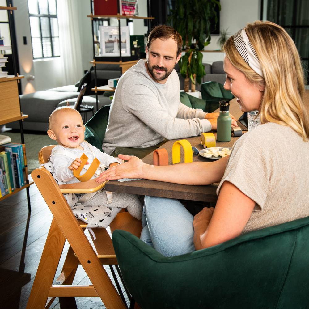 Hauck Alpha+ Wooden Highchair - Natural