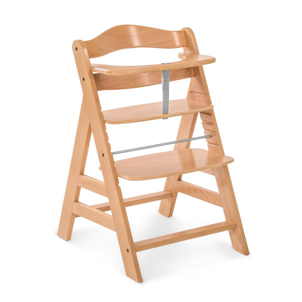 Hauck Alpha+ Wooden Highchair - Natural